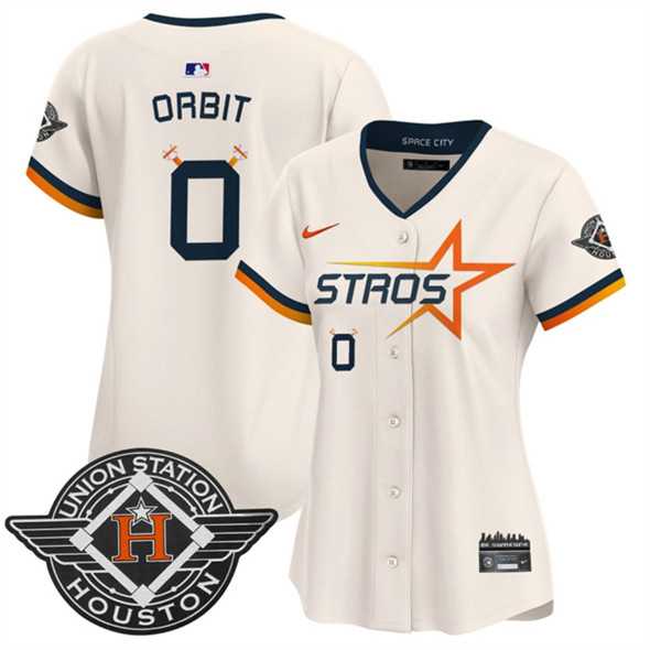 Women's Houston Astros #0 Orbit Cream 2025 City Connect Limited Stitched Jersey Dzhi,We sell and wholesale Women's Houston Astros #0 Orbit Cream 2025 City Connect Limited Stitched Jersey Dzhi on line form chian!